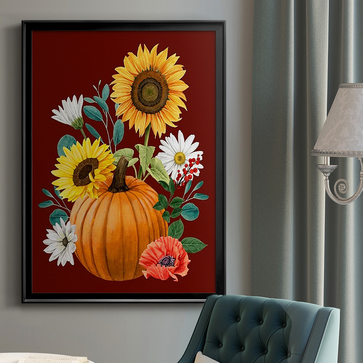 Beautiful Fall I - Modern Framed Canvas Print