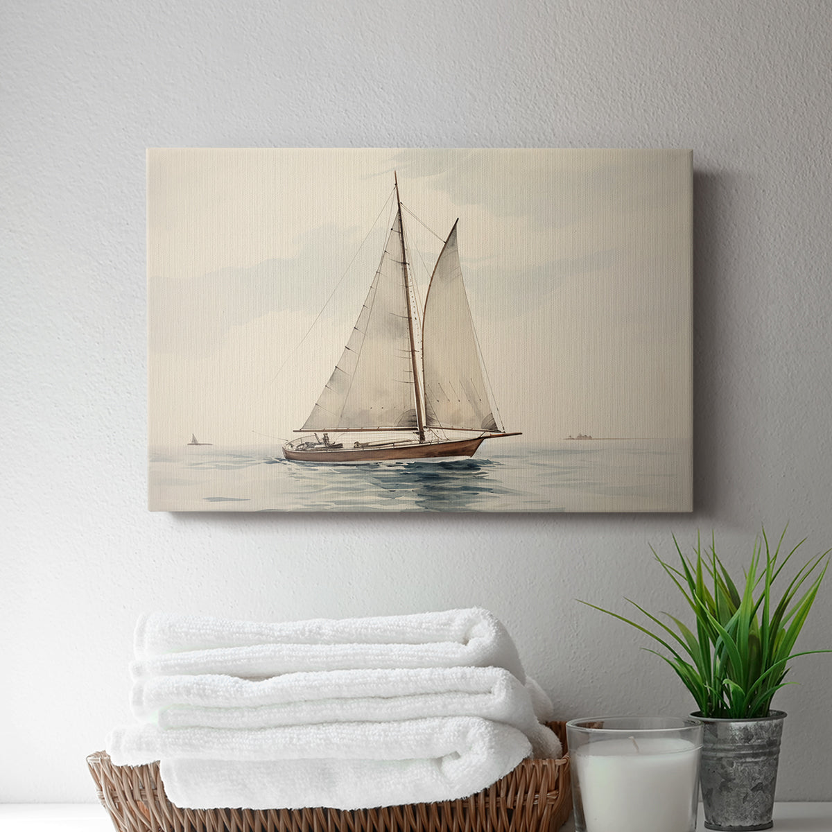 Vintage Nautical I - Canvas Art Print