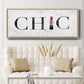 Chic - Floater Framed Canvas Print