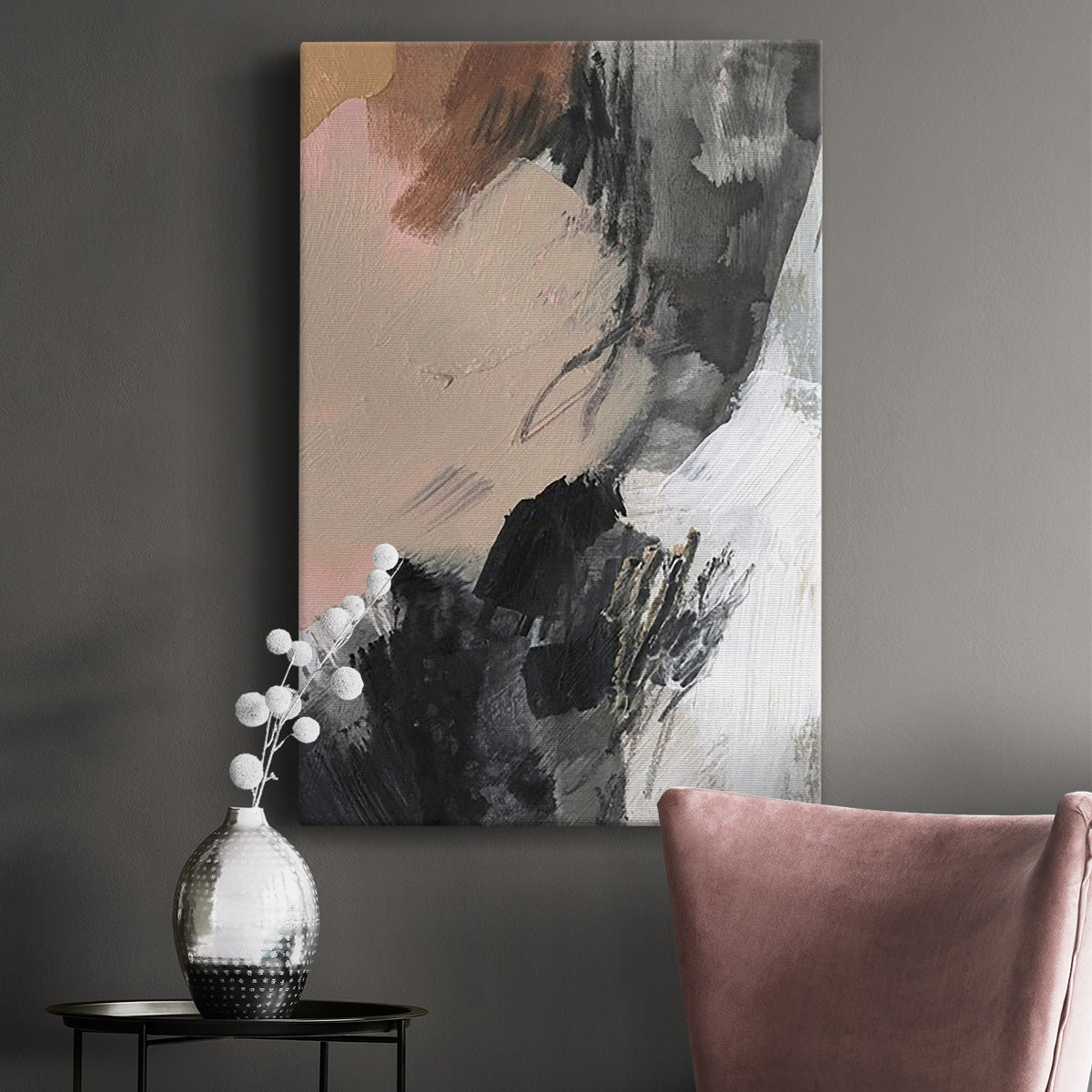 Unbleached Neutrals V Premium Gallery Wrapped Canvas - Ready to Hang