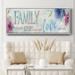 Family Love Story - Floater Framed Canvas Print