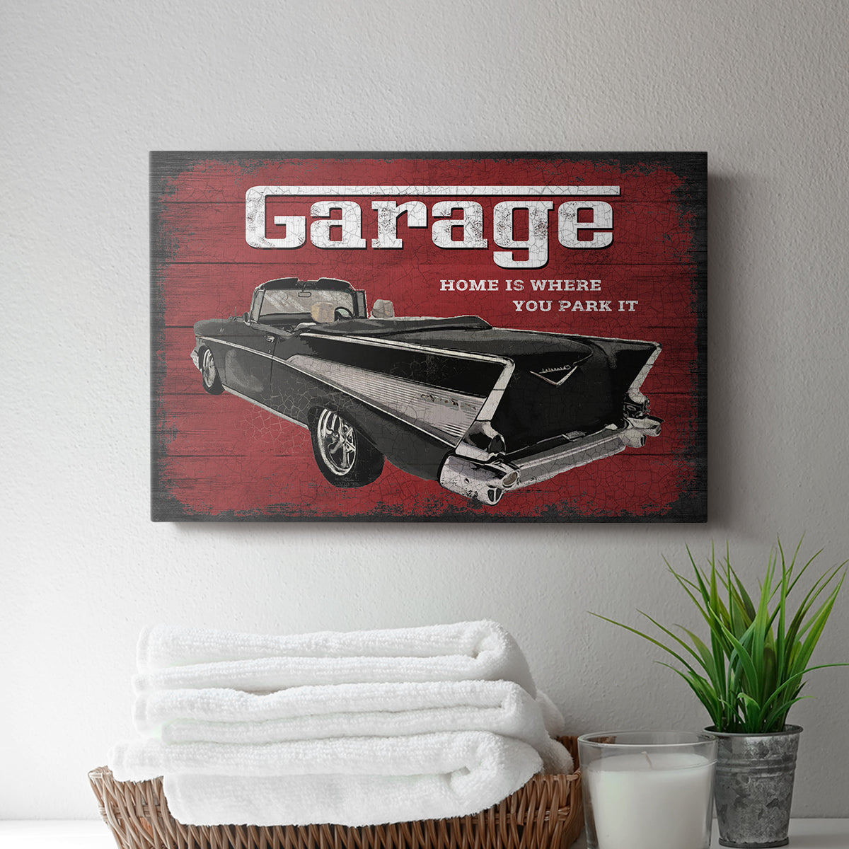 The Garage - Canvas Art Print