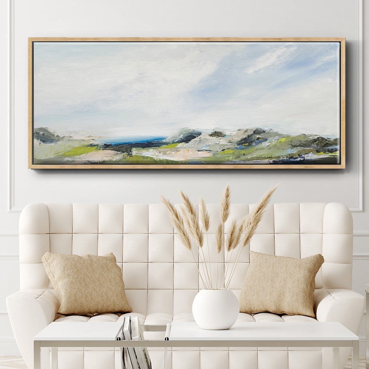 The Earth Sings - Floater Framed Canvas Print