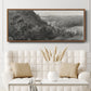 East Rock, New Haven - Floater Framed Canvas Print