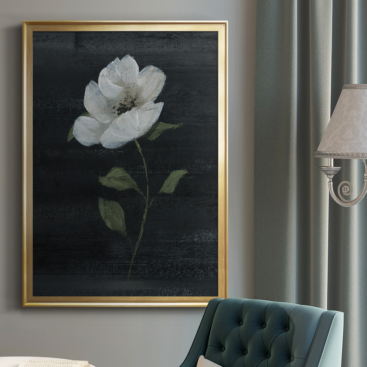 Country Botanical II - Modern Framed Canvas Print