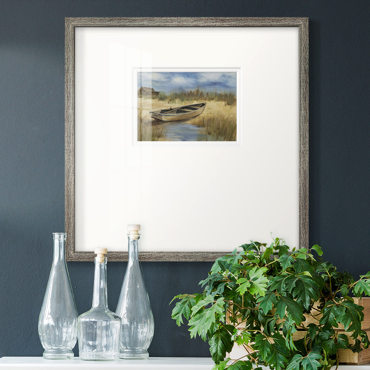 Fisherman's Friend - Double Matboard Framed Print