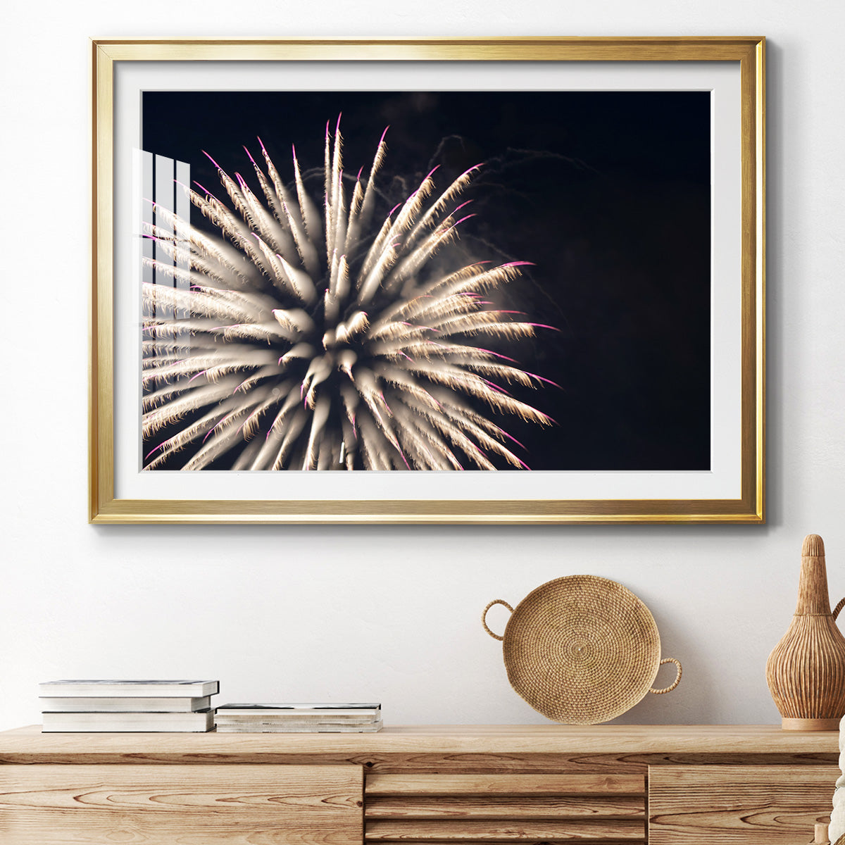 Sky Bloom - Modern Framed Art Print