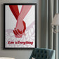 Groovy Love I - Modern Framed Canvas Print