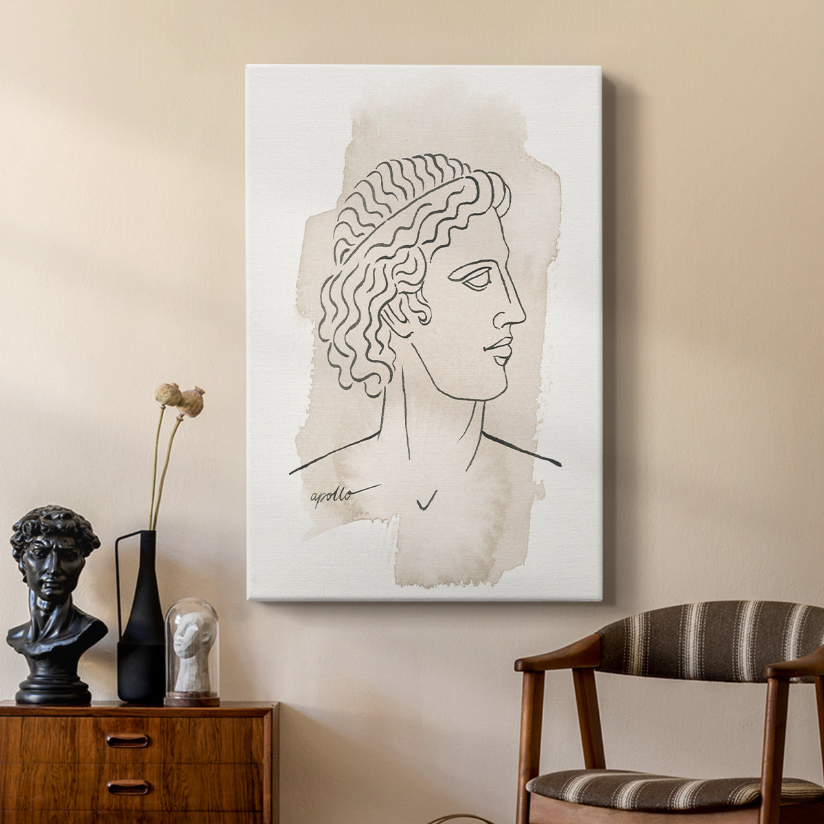Greek Busts IV - Canvas Art Print