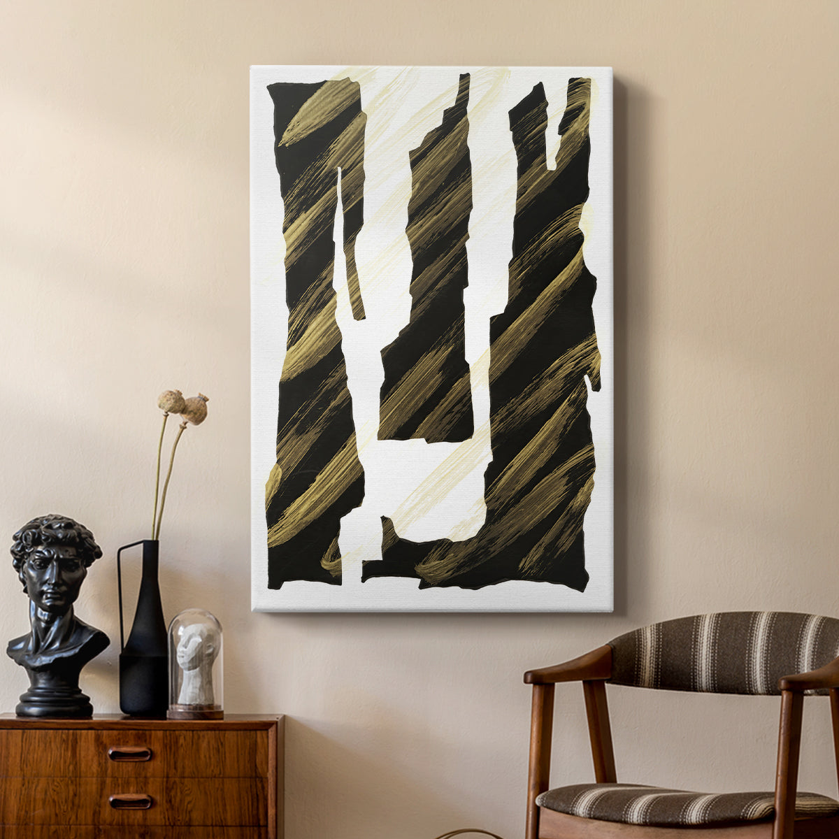 Onyx Obelisks I - Canvas Art Print