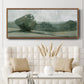 Soft Green Landscape I - Floater Framed Canvas Print