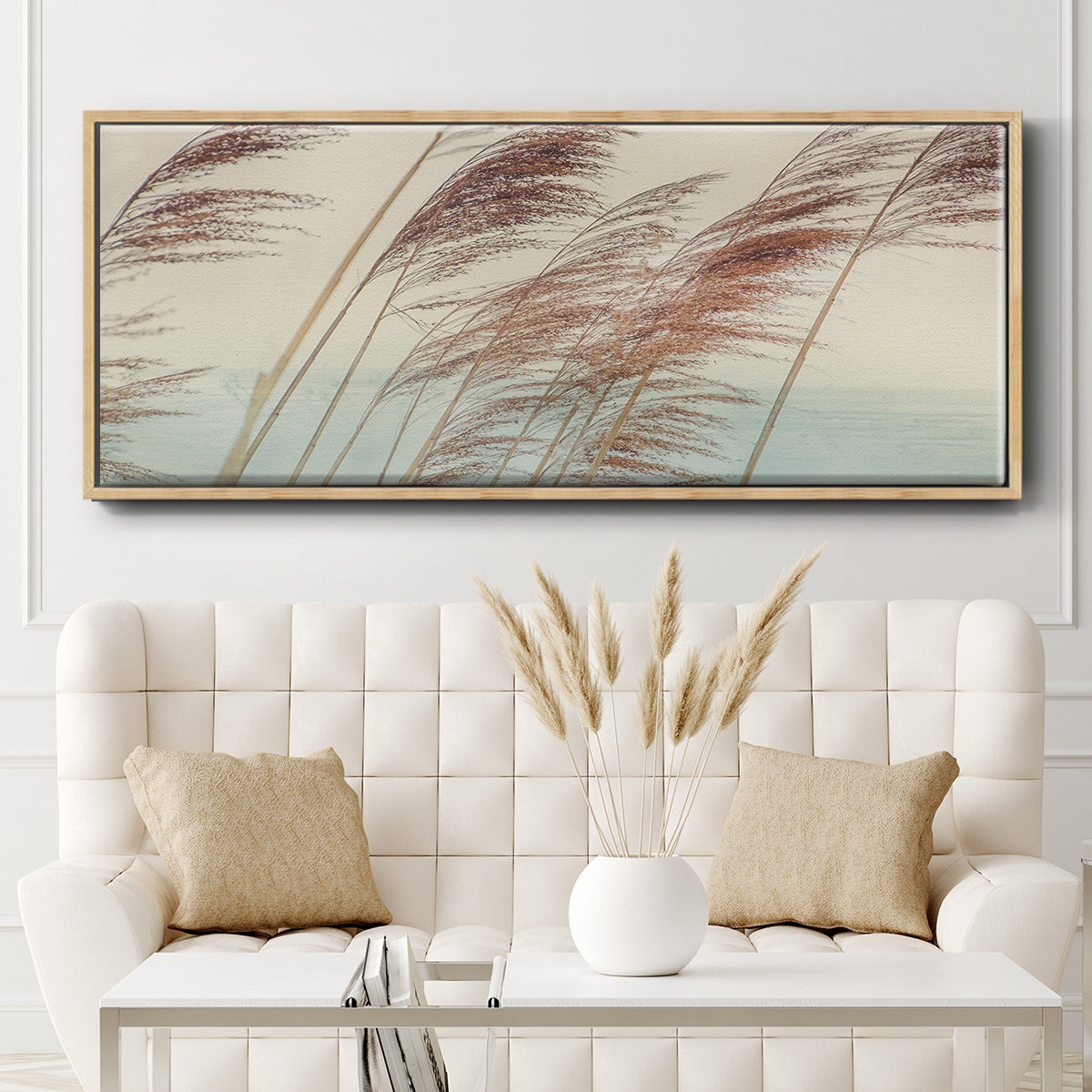 Windy II - Floater Framed Canvas Print