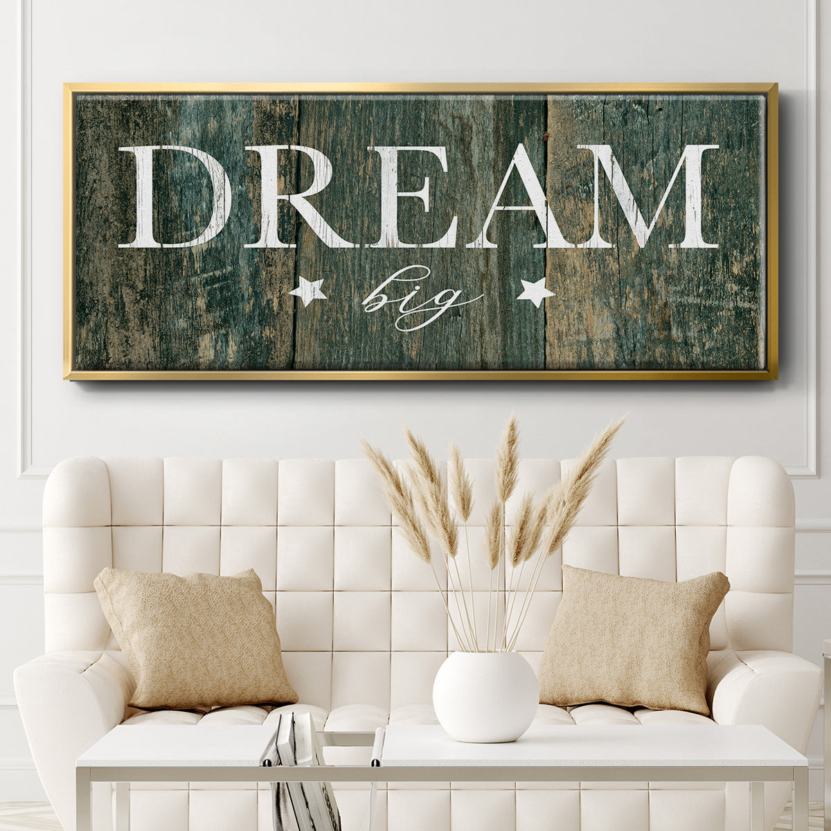 Dream Big - Floater Framed Canvas Print