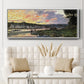 The Seine at Bougival in the Evening, 1870 - Floater Framed Canvas Print