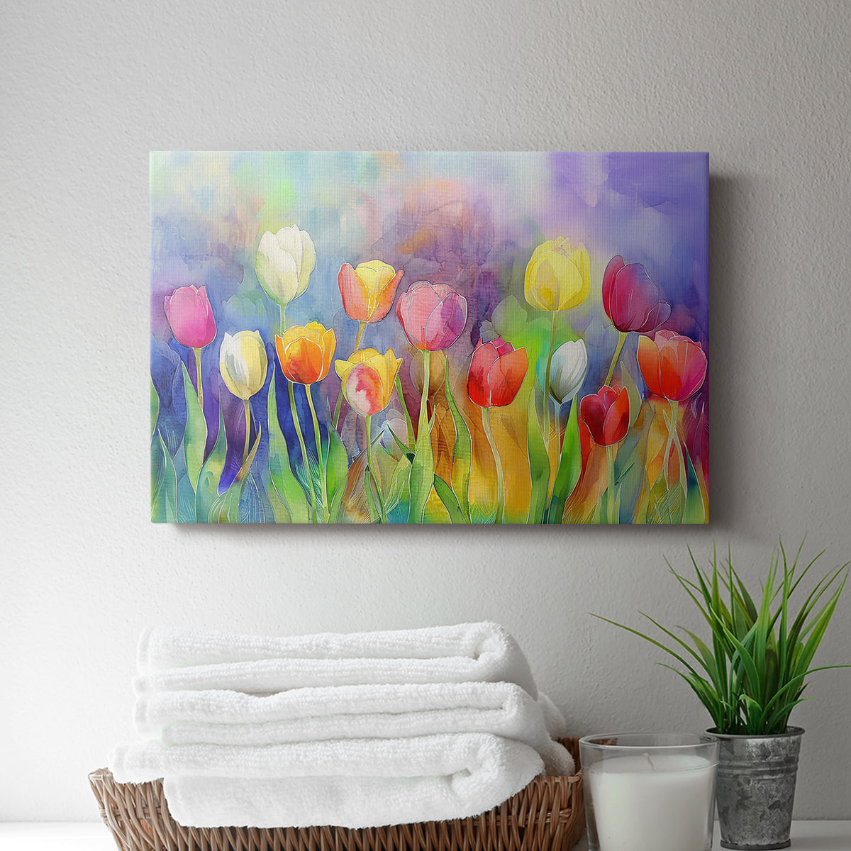 Floral Watercolor XVI - Canvas Art Print