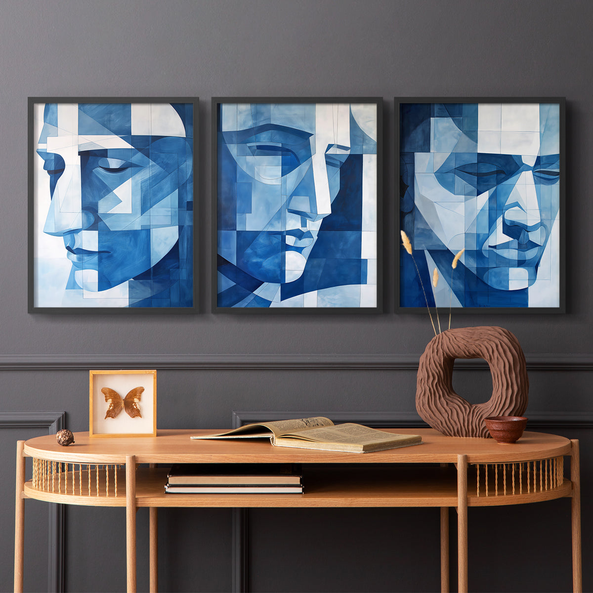 Abstract Series XXVIII - Restickable Framed Art Set
