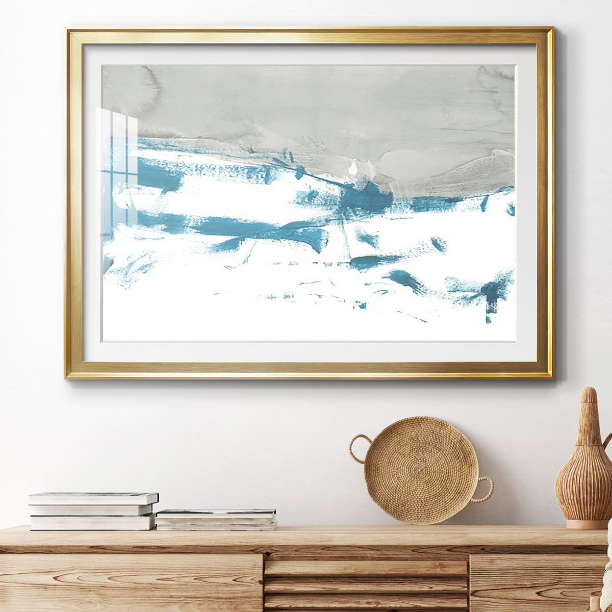 Meta Land II Premium Framed Print - Ready to Hang