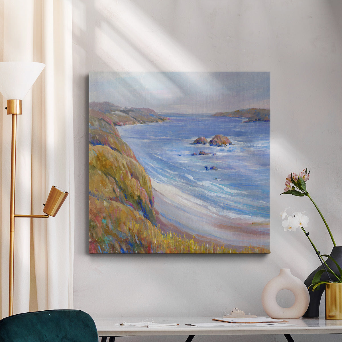 Along the Coast I-Premium Gallery Wrapped Canvas - Ready to Hang