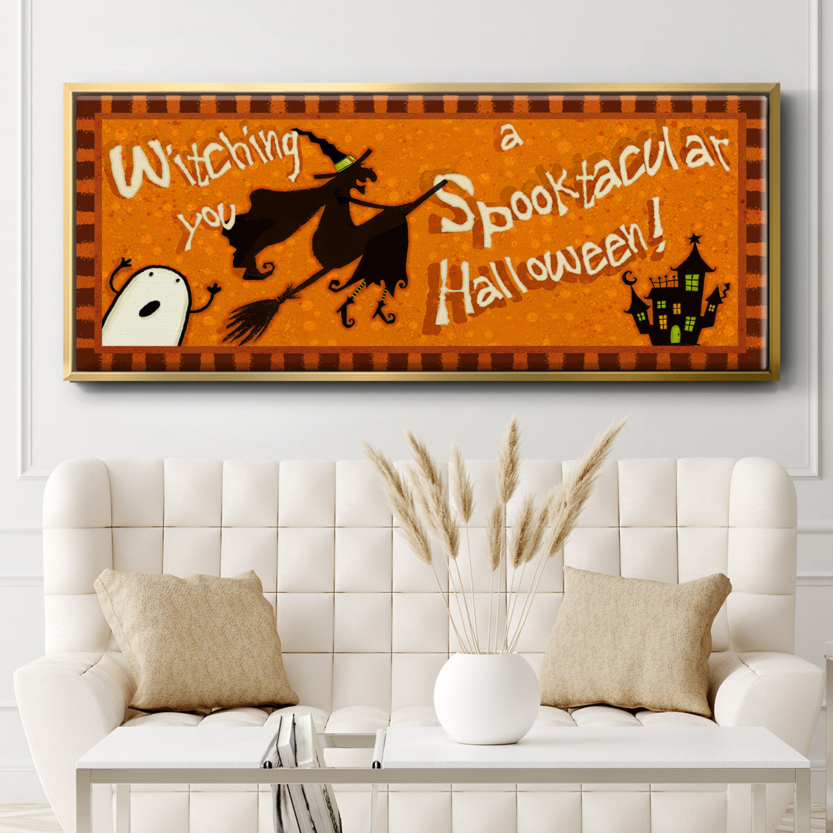 Spooktacular Collection D - Floater Framed Canvas Print
