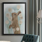 Rabbit In Dandylions - Modern Framed Canvas Print