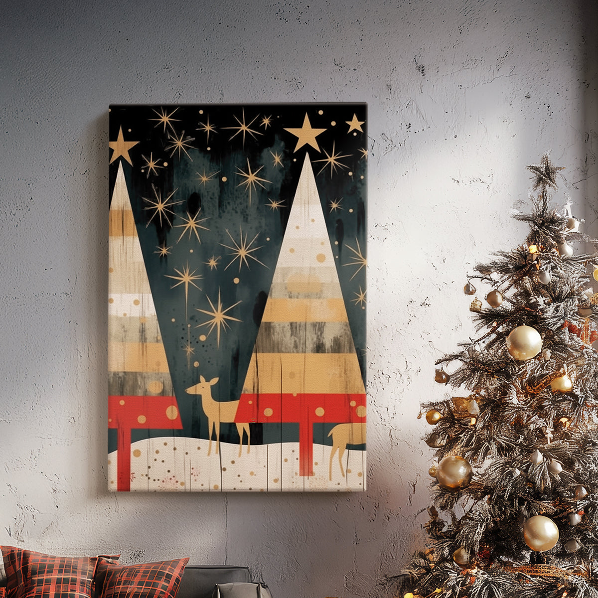 Yule of Honeyed Blessing - Canvas Art Print