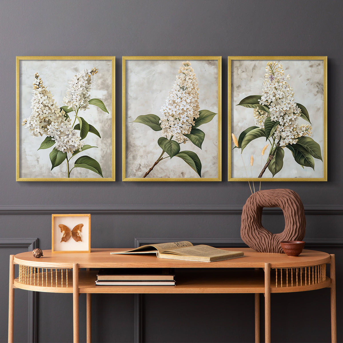 Floral Study Series LXXXVII - Restickable Framed Art Set