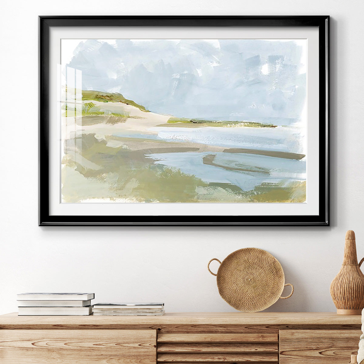 Sea Cove Impression II Premium Framed Print - Ready to Hang