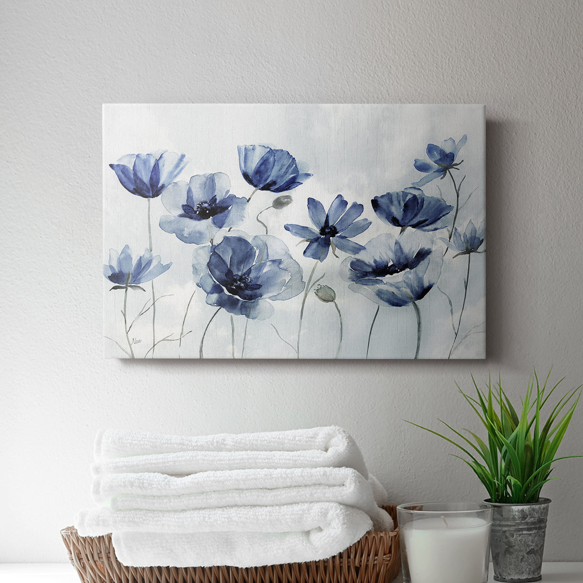 Indigo Spring Awakening - Canvas Art Print