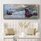 Seascape - Floater Framed Canvas Print
