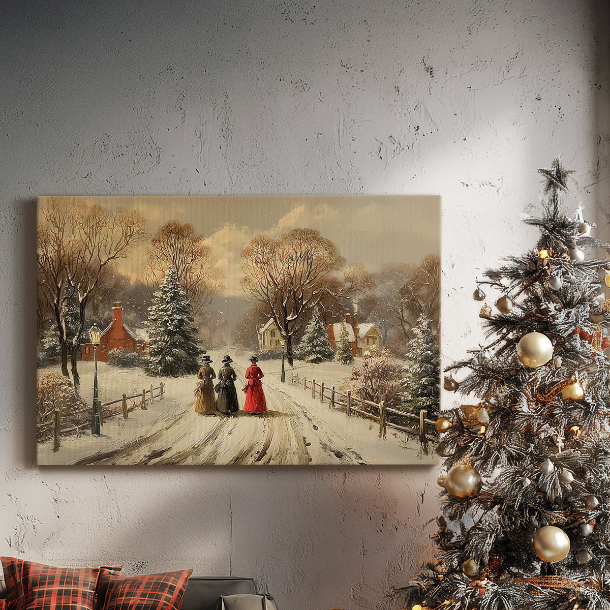 Candlelit Promise II - Canvas Art Print