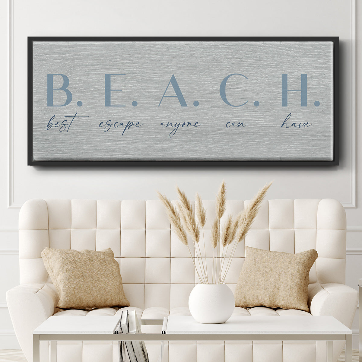 Best Escape - Floater Framed Canvas Print