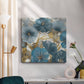 Blue and Gold Poppies I - Canvas Art Print