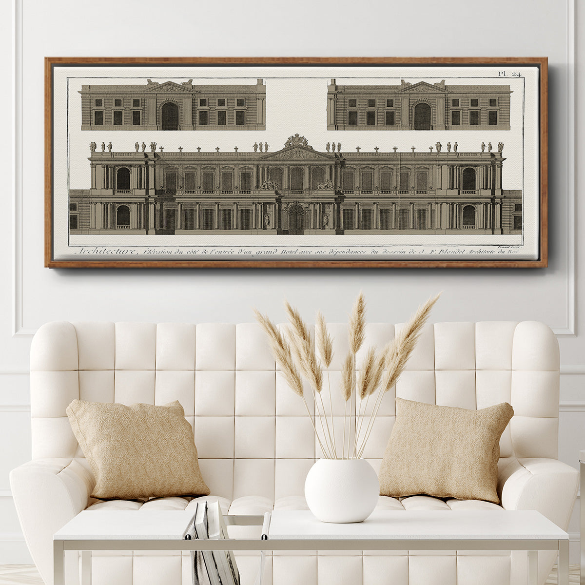Buildings & Facades I - Floater Framed Canvas Print