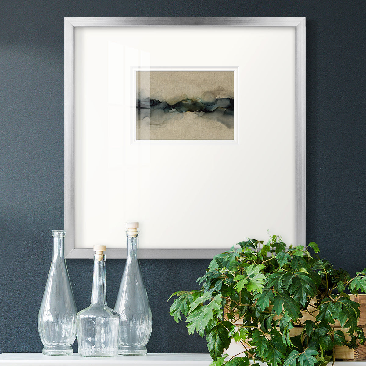 Ocean Streams Premium Framed Print Double Matboard