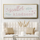 Scatter Kindness - Floater Framed Canvas Print