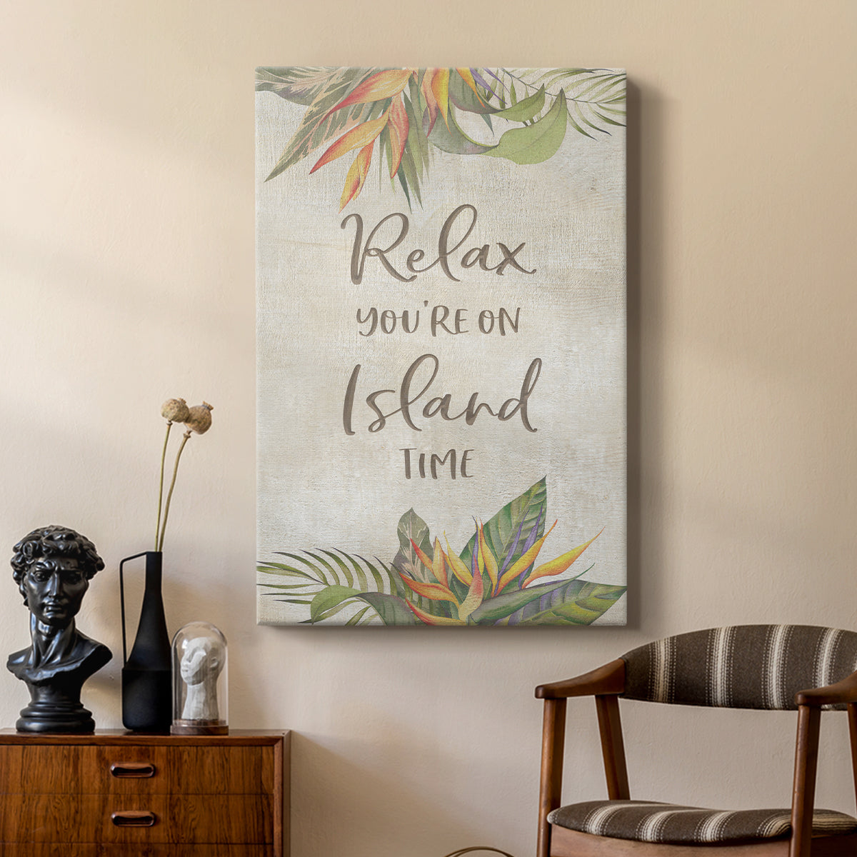 You're On Island Time - Canvas Art Print
