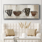 Coffee Skins I - Floater Framed Canvas Print