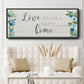Love Builds - Floater Framed Canvas Print
