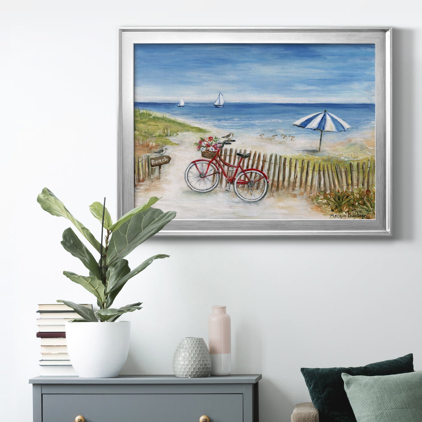 Beach Ride II Premium Classic Framed Canvas - Ready to Hang