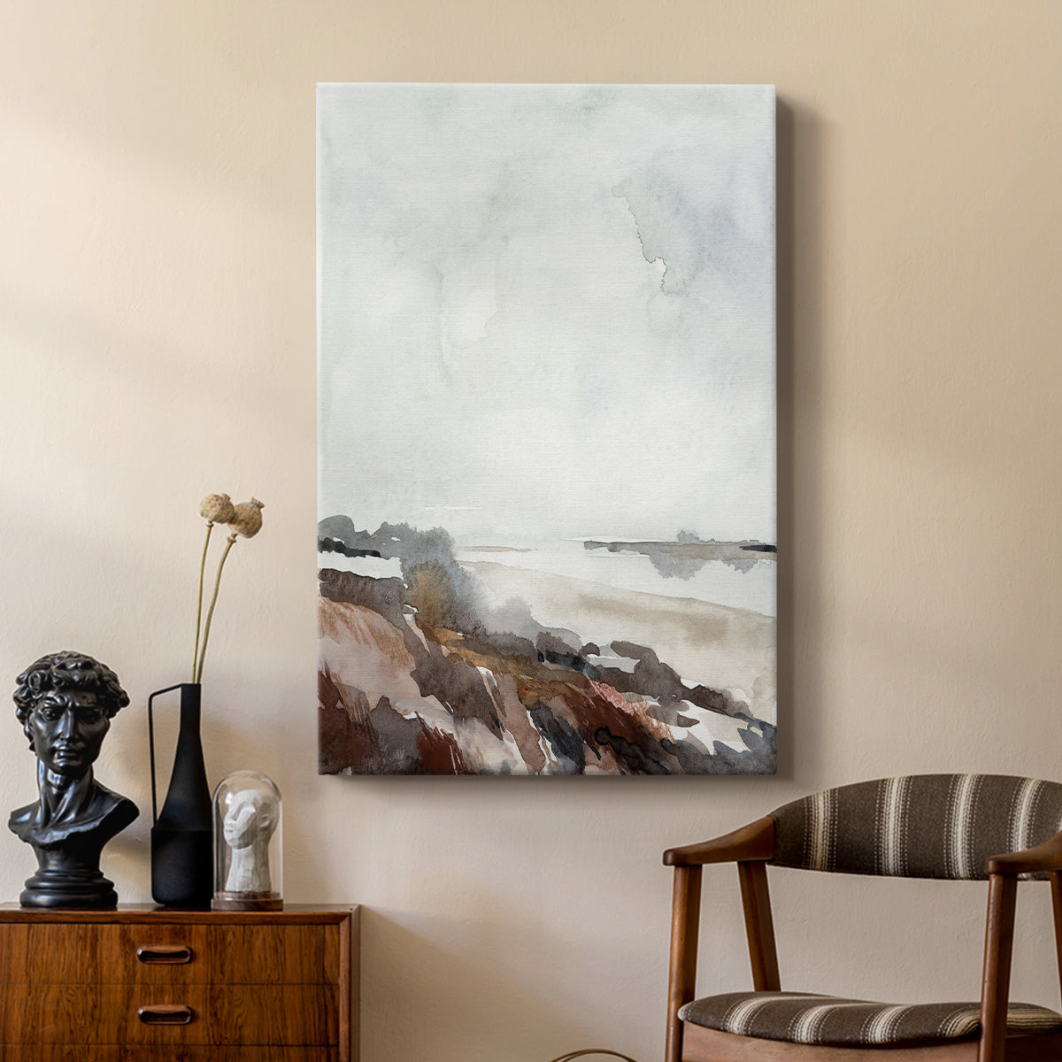 Coastal Inlet Study II - Canvas Art Print