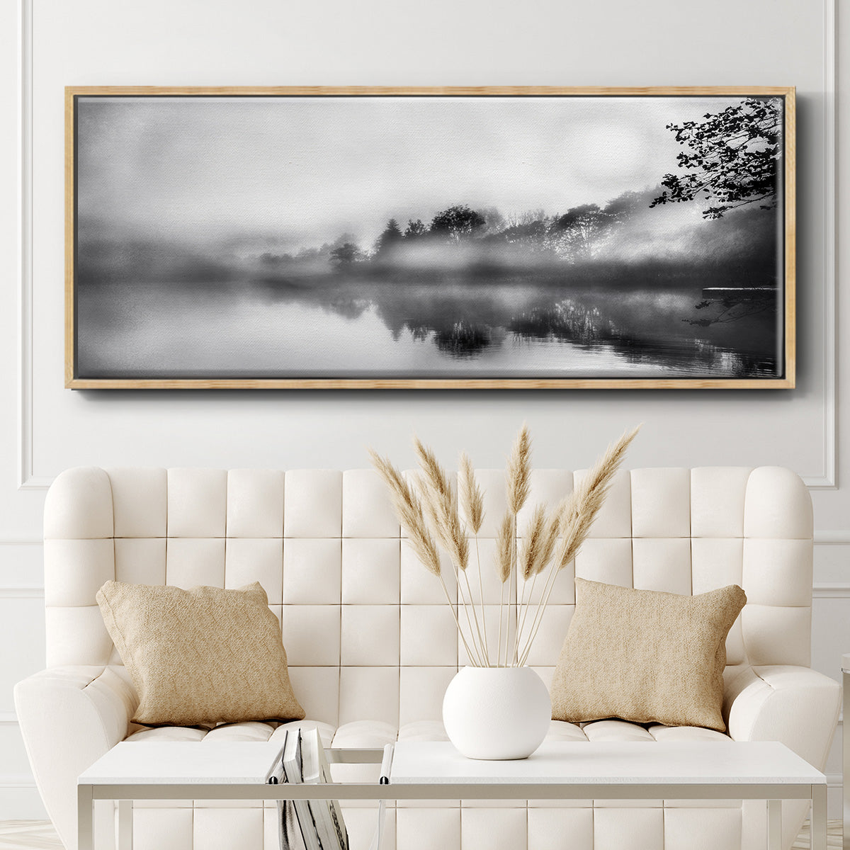 Soft Wonders - Floater Framed Canvas Print