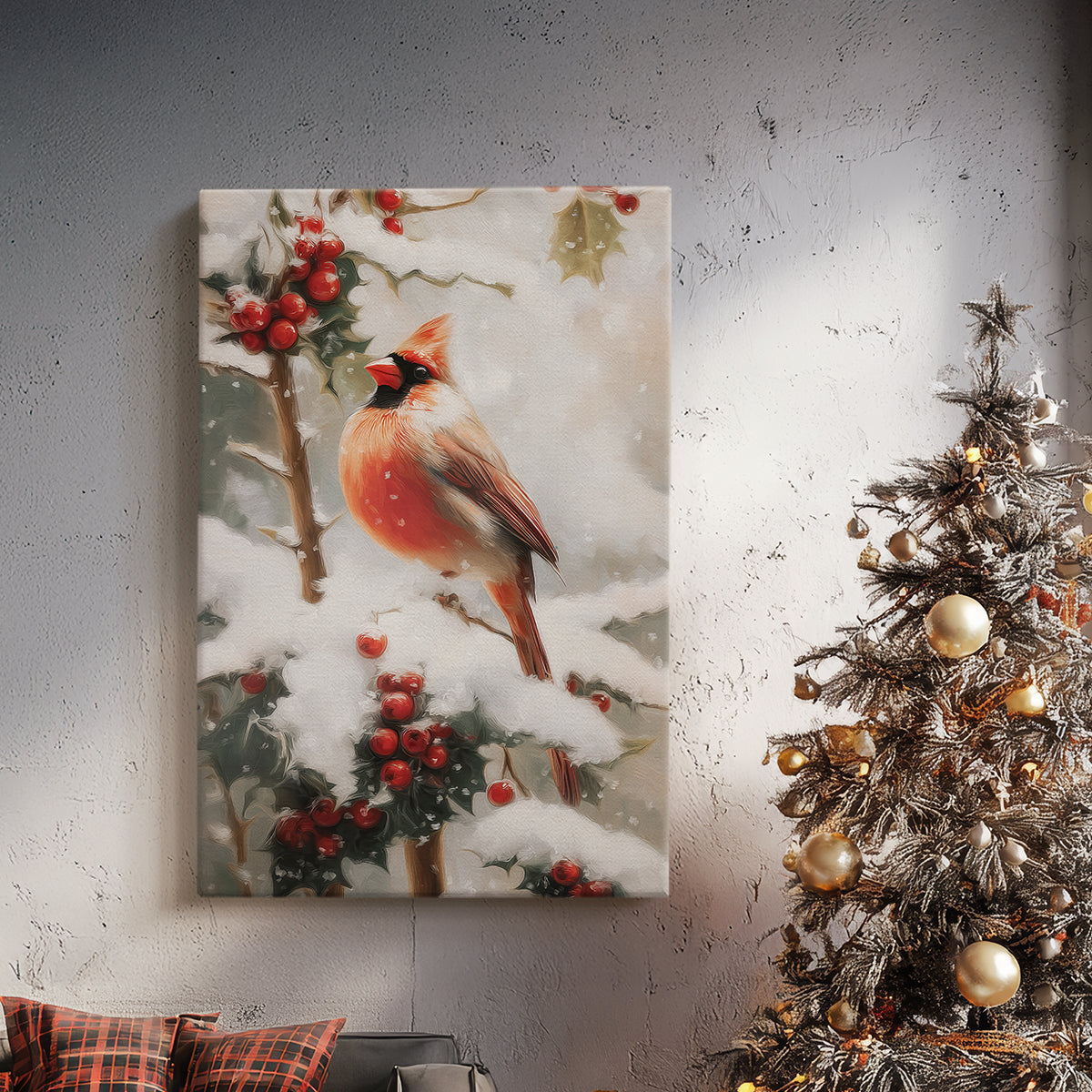 Golden Carols Serenade - Canvas Art Print