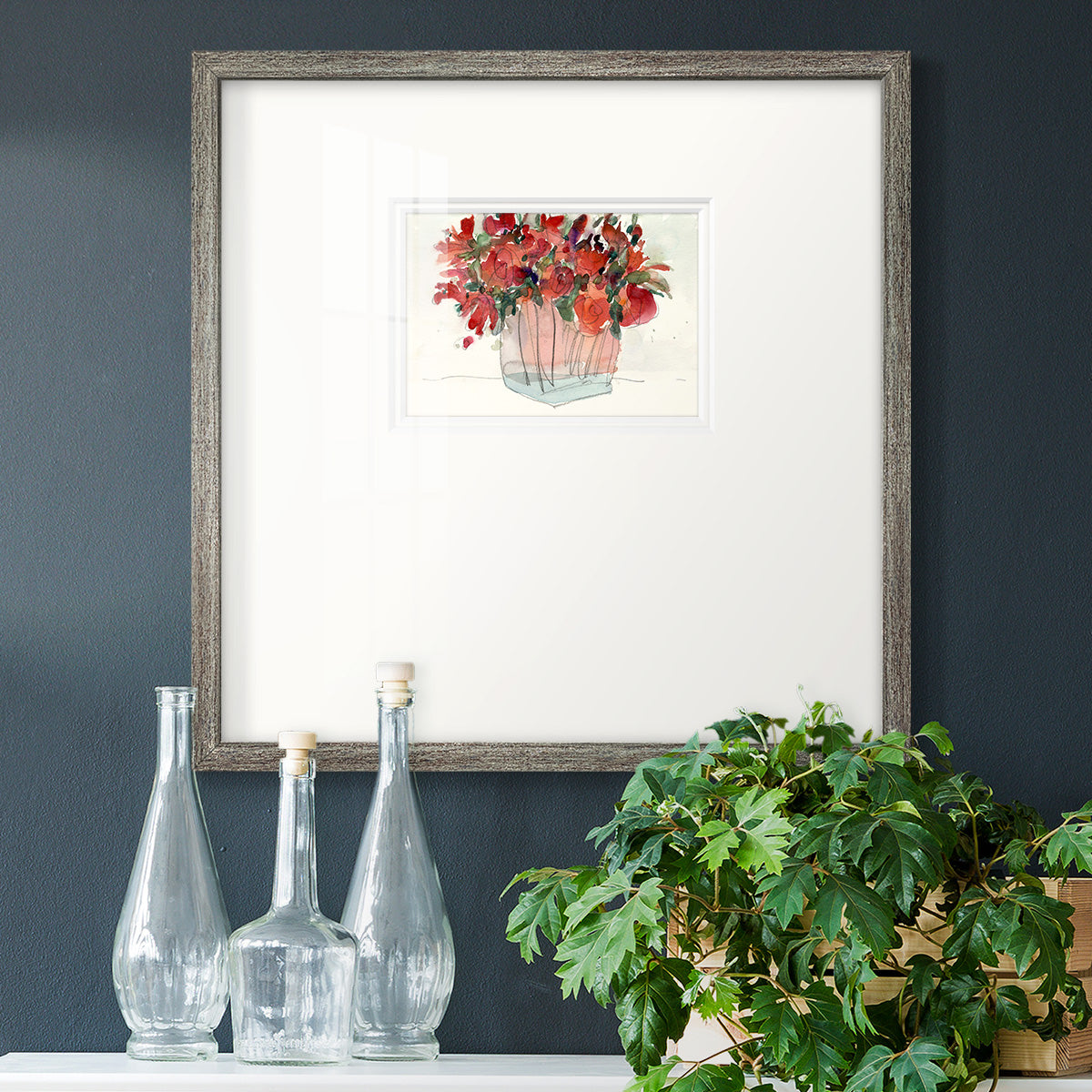 The Small Bunch II Premium Framed Print Double Matboard