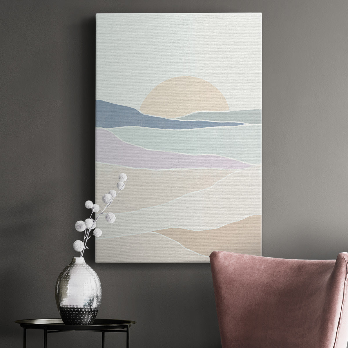 Wave Tableau II Premium Gallery Wrapped Canvas - Ready to Hang