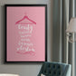 Beauty in Pink - Modern Framed Canvas Print