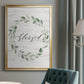 Blessed Wreath - Modern Framed Canvas Print
