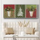 Holiday Greenery - Floater Framed Canvas Print