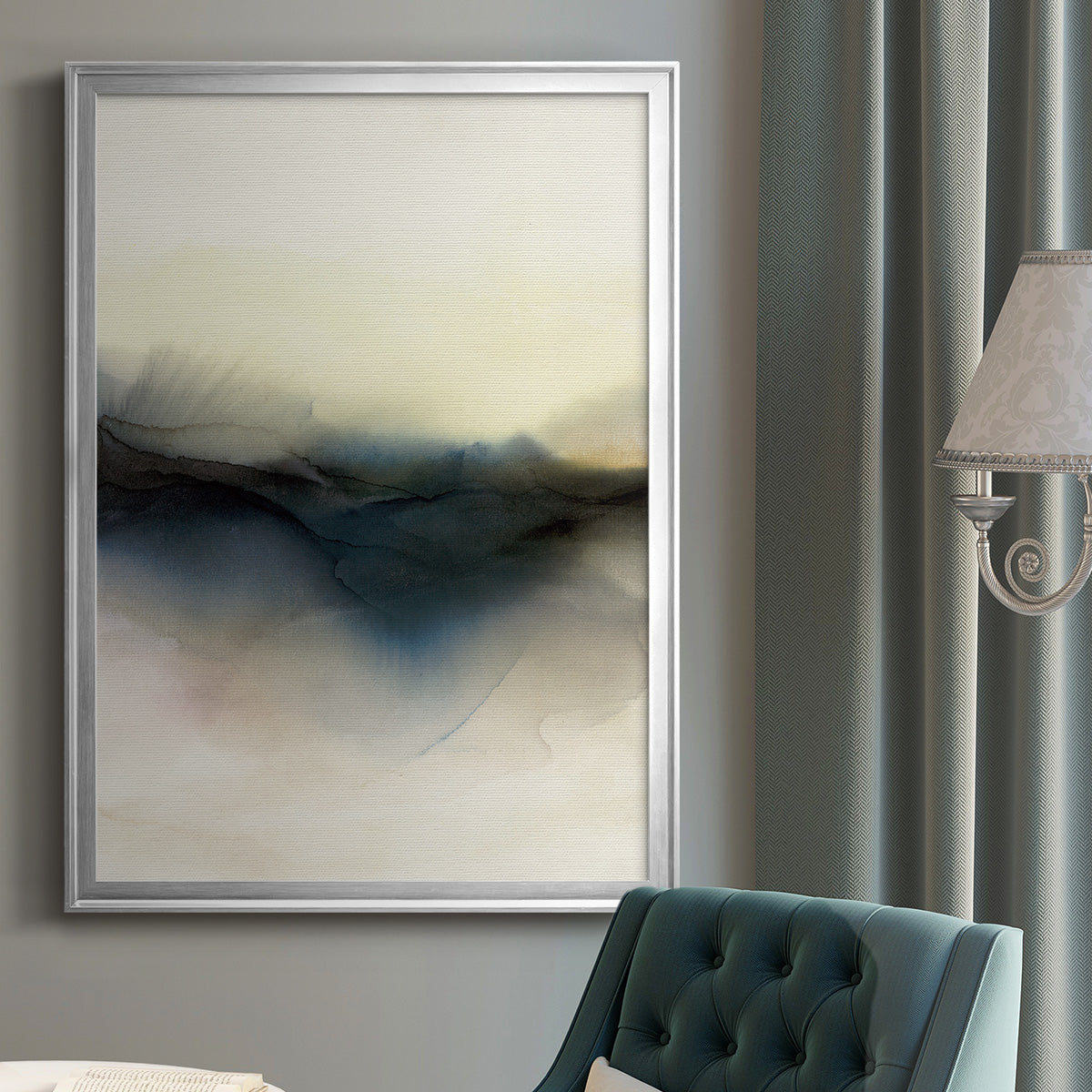 Continuum I  - Modern Framed Canvas Print