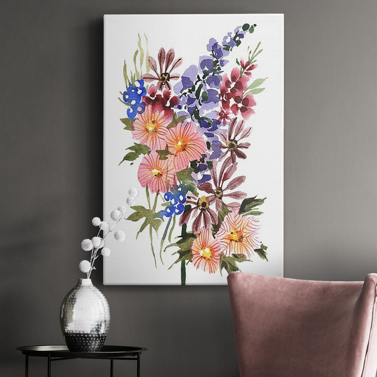 Garden Bouquets III - Canvas Art Print