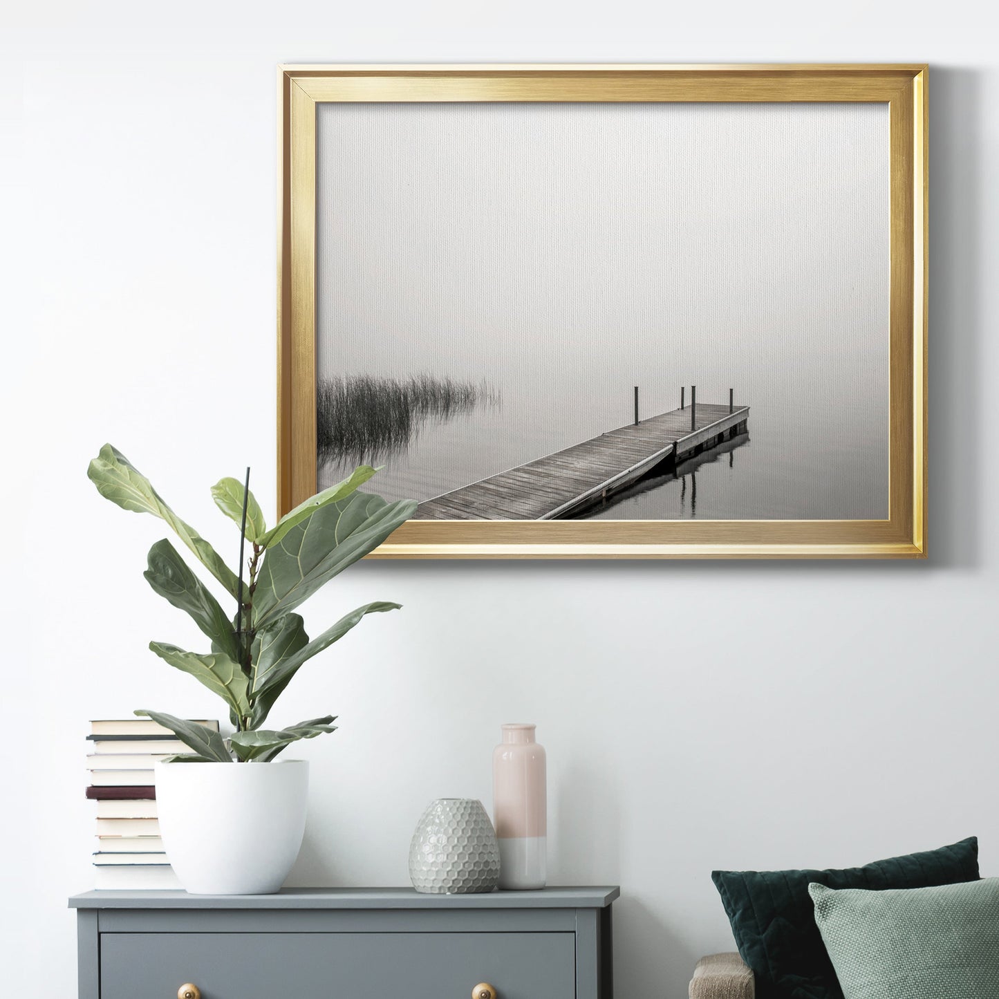 Morning Mist Premium Classic Framed Canvas - Ready to Hang